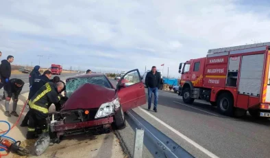 Karaman’da Otomobil Kazası: 4 Yaralı